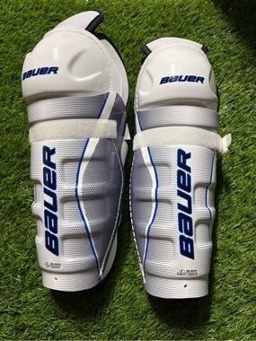 Bauer Challenger Shin Guards 12 Inch - NEW with Tags Ice Hockey